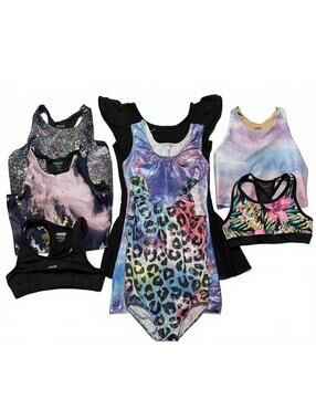 7 PC Girls Dancewear Activewear LOT Girls 10/12